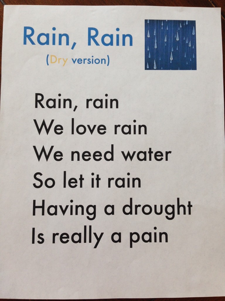 Rain, Rain lyrics