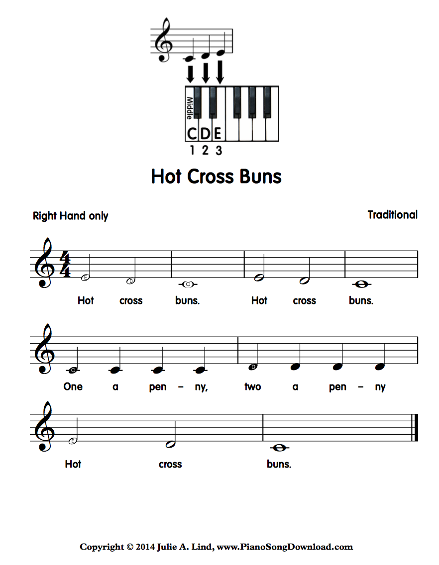 Hot cross bun song